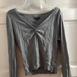 Gray sweater